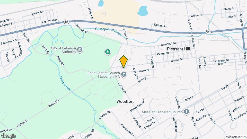 2146 Walnut St Map and Location Details