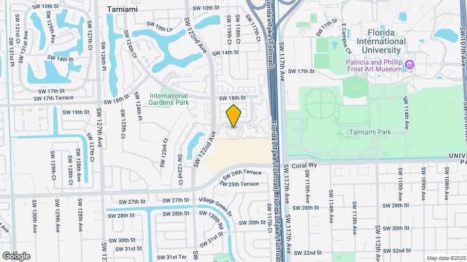 2075 SW 122nd Ave Map and Location Details