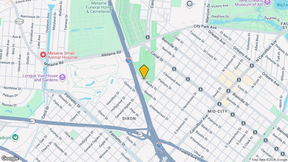 4840 Banks St Mapa y Detalles de la Ubicación