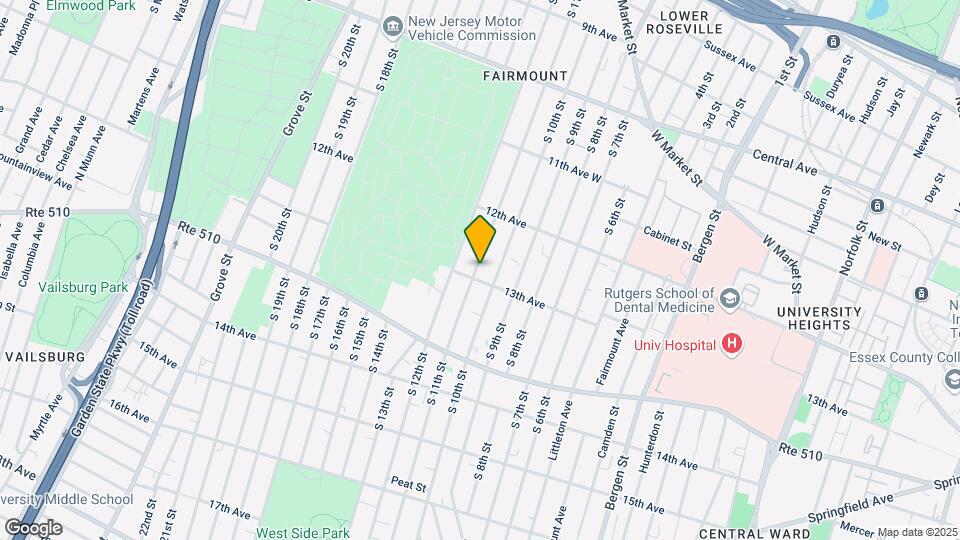 322 S 11th St, Unit 1R Map and Location Details