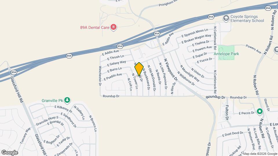 6144 N Rockland Dr Map and Location Details