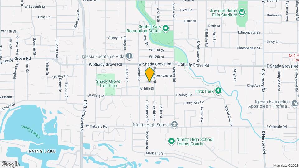 310 W 15th St Map and Location Details