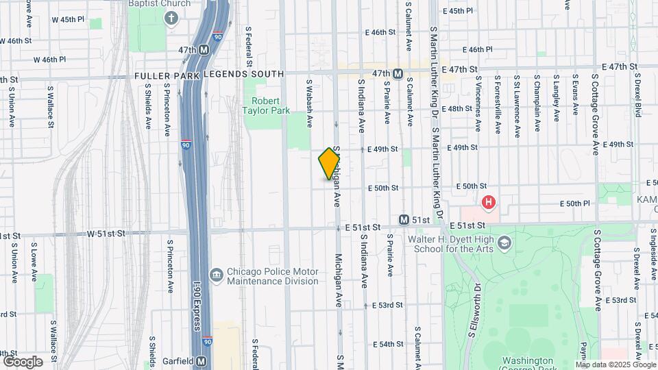 4956 S Michigan Ave Map and Location Details