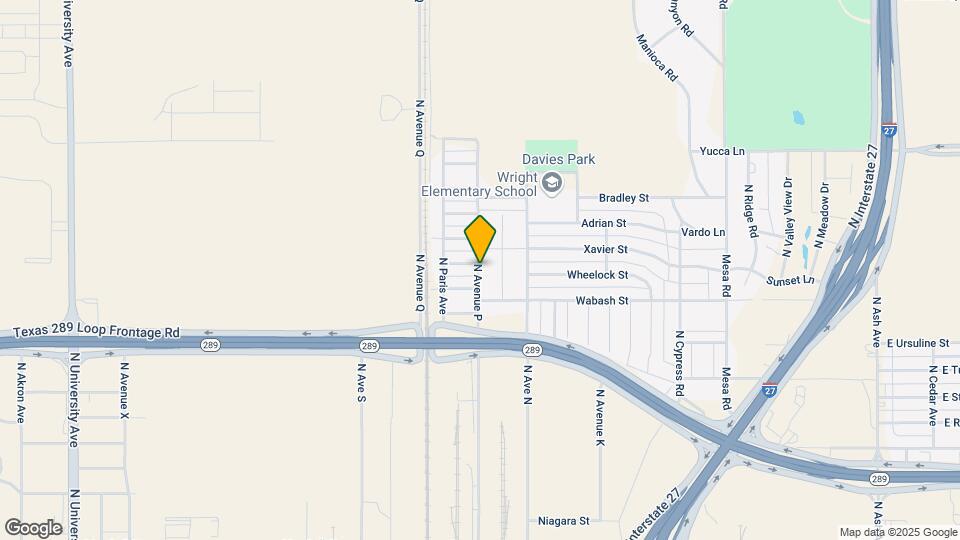 2420 N Ave O Mapa y Detalles de la Ubicación