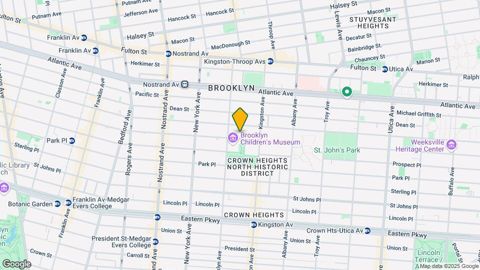 859 Saint Marks Ave Mapa y Detalles de la Ubicación