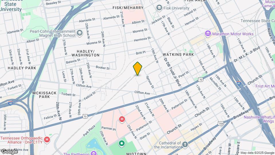 610 21st Ave N Map and Location Details