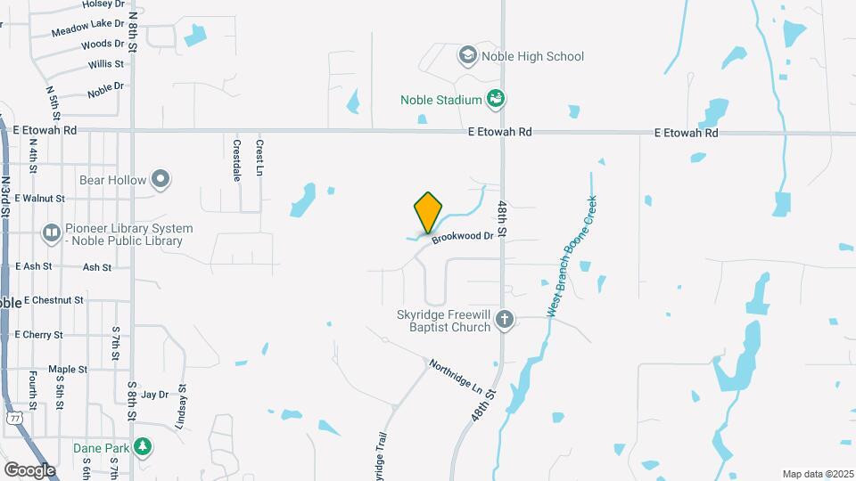 4521 Brookwood Dr Map and Location Details