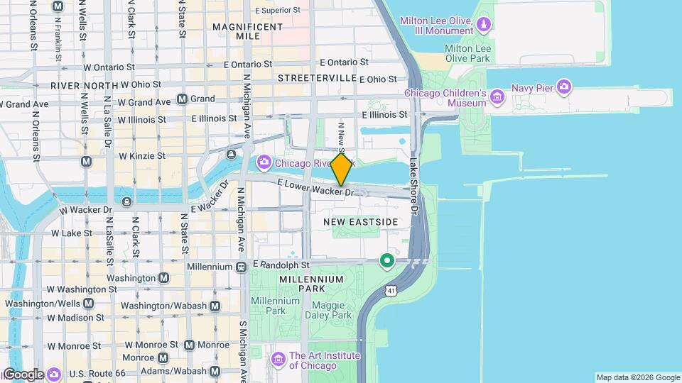 357 E Wacker Dr Map and Location Details