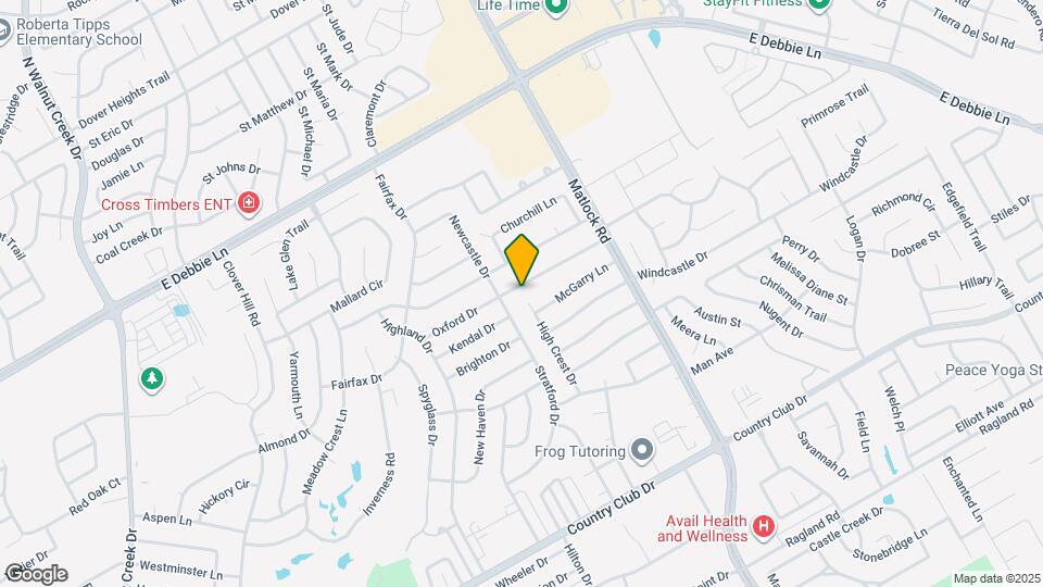 1606 Oxford Dr Map and Location Details