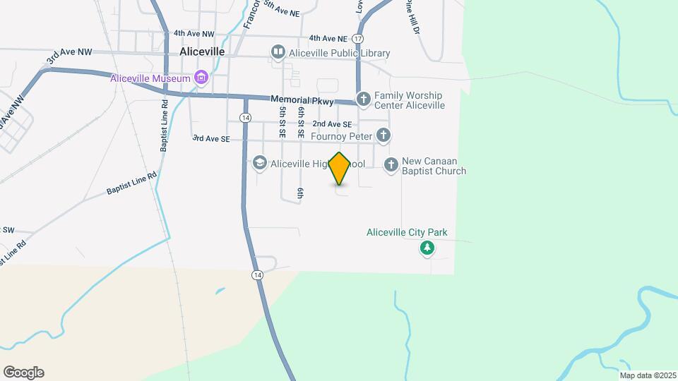 Aliceville Estates Map and Location Details