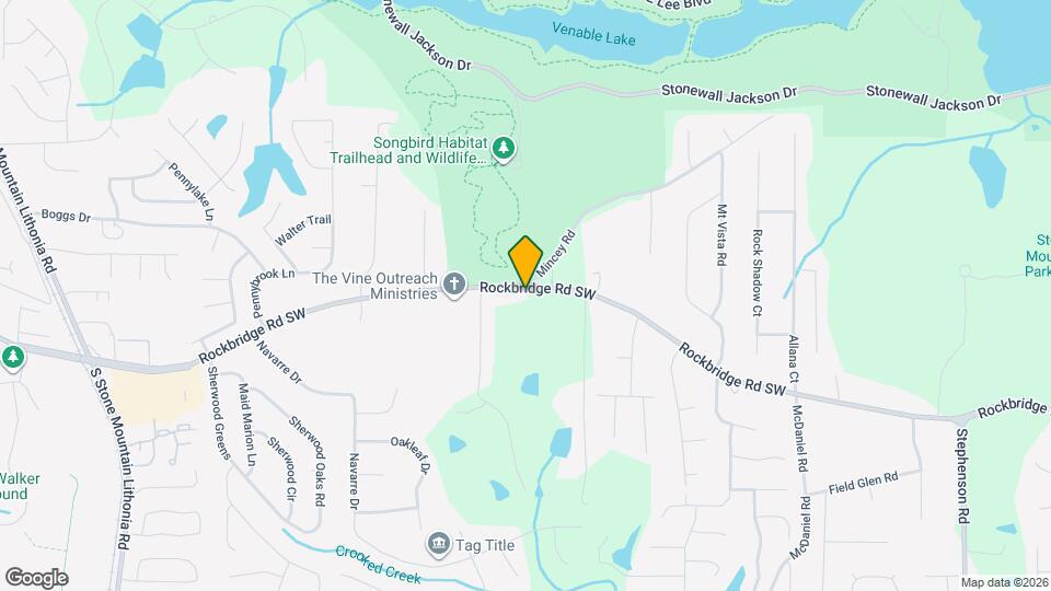 6107 Rockbridge Rd SW Map and Location Details