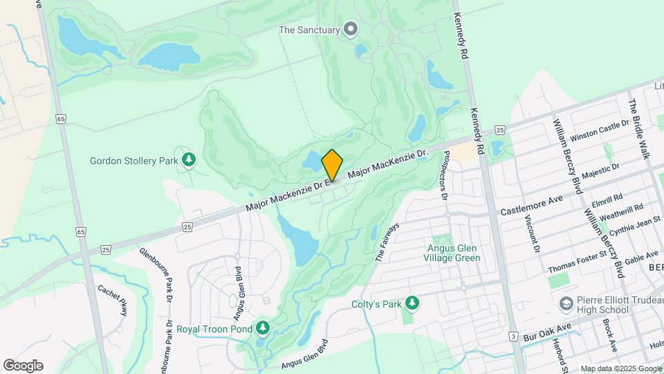 4231 Major MacKenzie Dr. Map and Location Details
