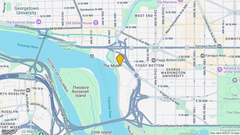 2700 Virginia Ave NW Map and Location Details