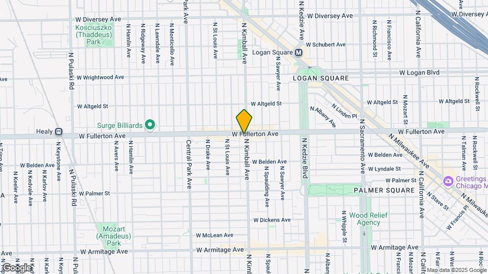 3405 W Fullerton Ave, Unit 2 Mapa y Detalles de la Ubicación