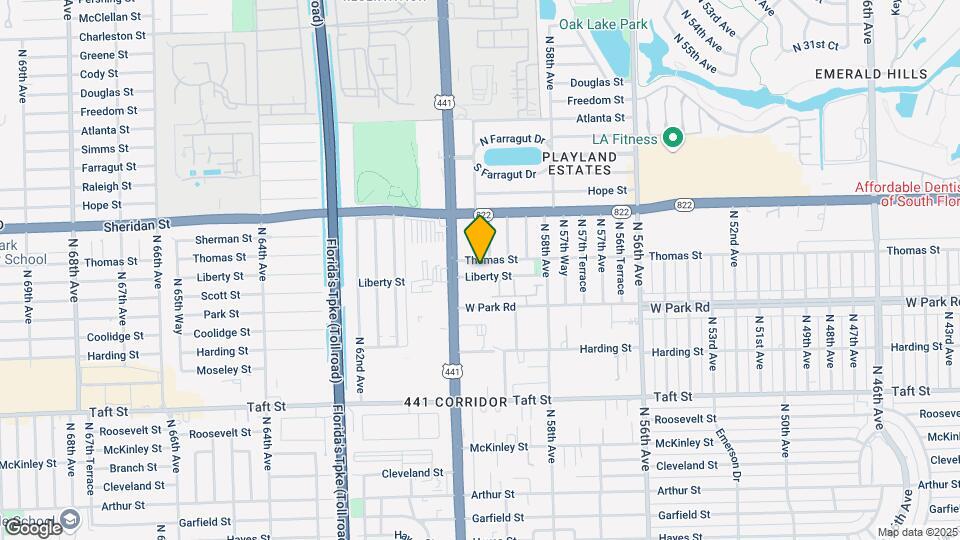 5926 Thomas St Map and Location Details