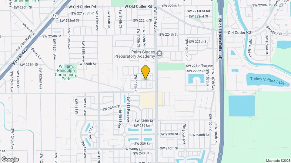 11262 SW 230th Terrace Map and Location Details