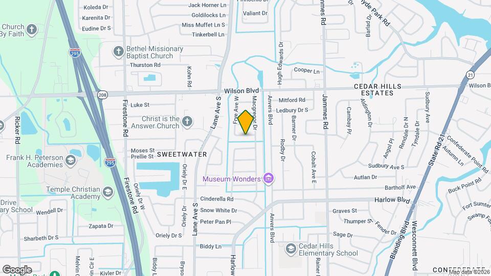 6722 Frye Ave W Mapa y Detalles de la Ubicación