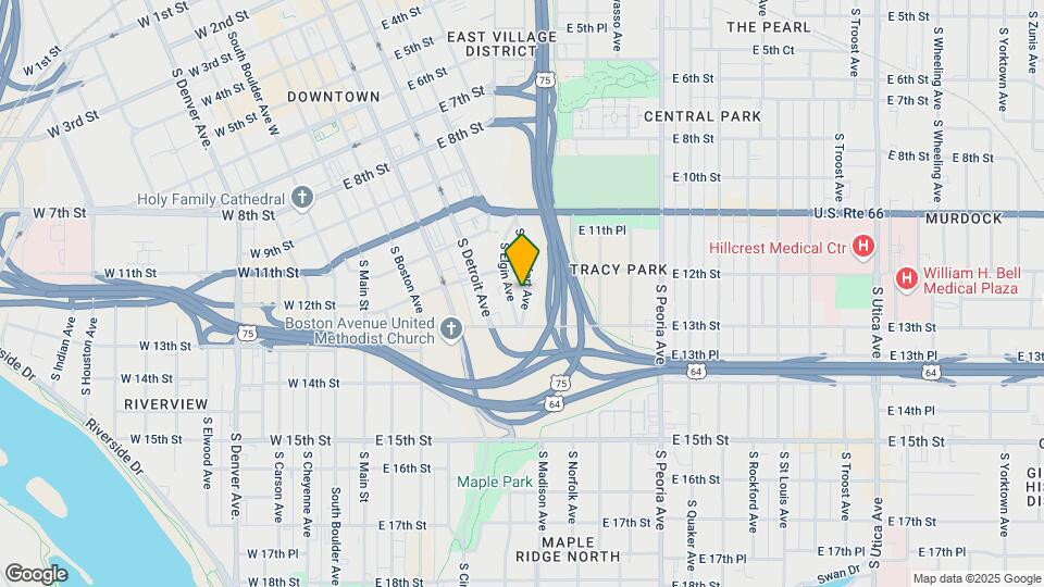 1218 S Frankfort Ave Mapa y Detalles de la Ubicación