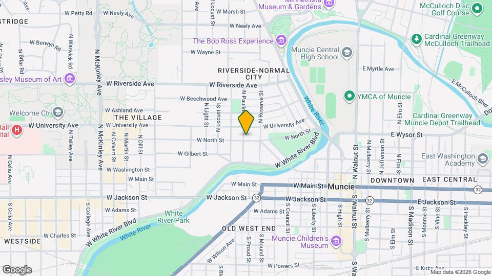 834 W North St Map and Location Details