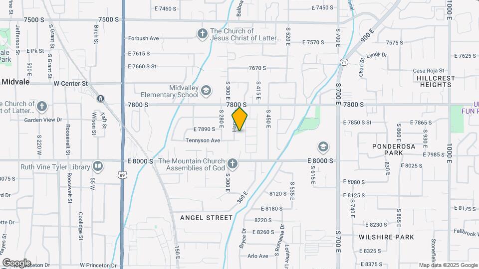 7913 Harvel Dr Map and Location Details