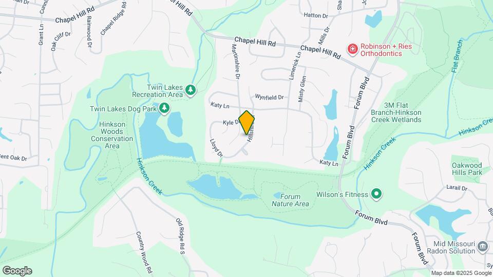 2513 Hillshire Dr Map and Location Details