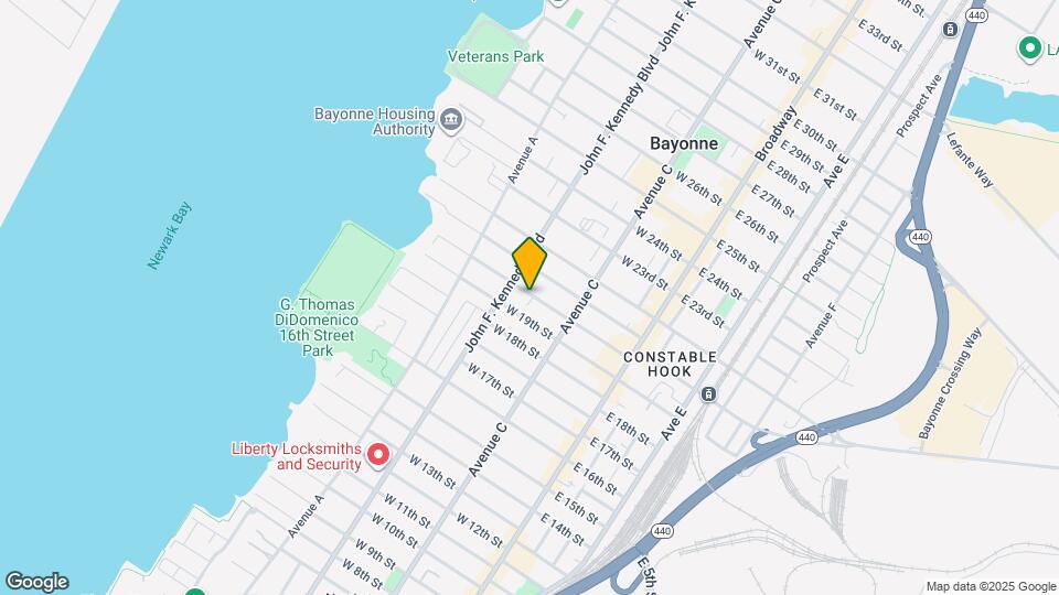 90 W 20th St Map and Location Details