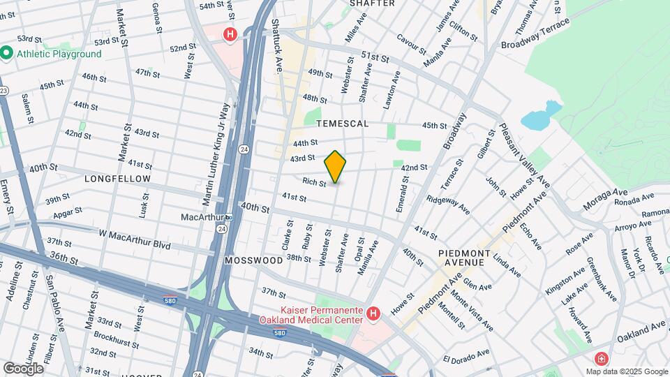 4133 Webster St Mapa y Detalles de la Ubicación