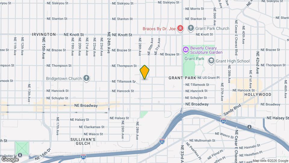 2823 NE Tillamook St Map and Location Details