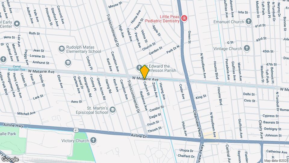 820 Calvert St Map and Location Details