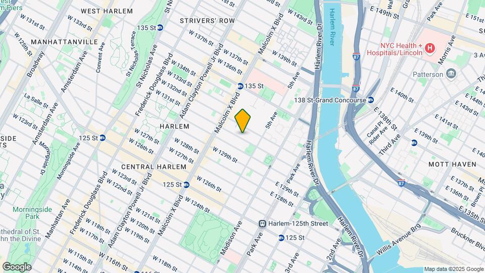 27 W 131st St Map and Location Details
