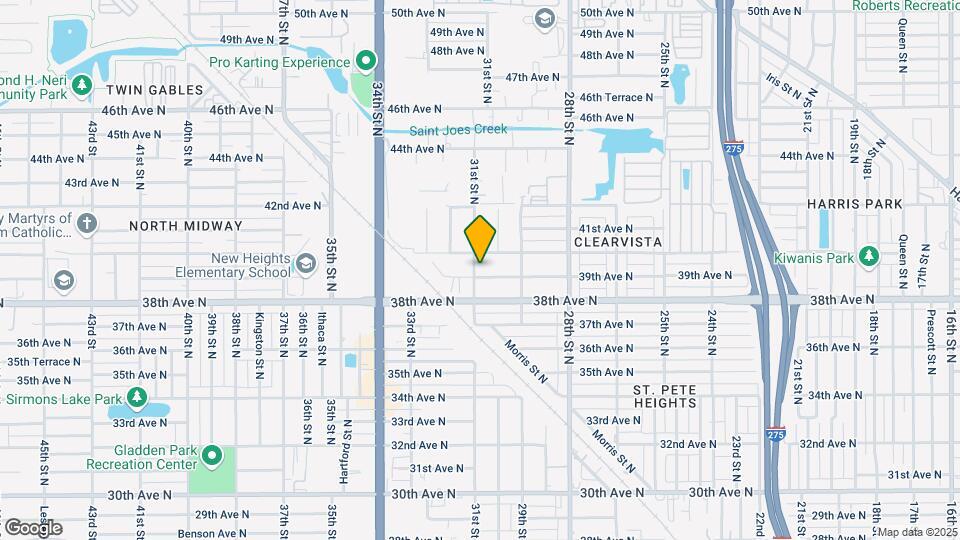 3901 31st St N Map and Location Details