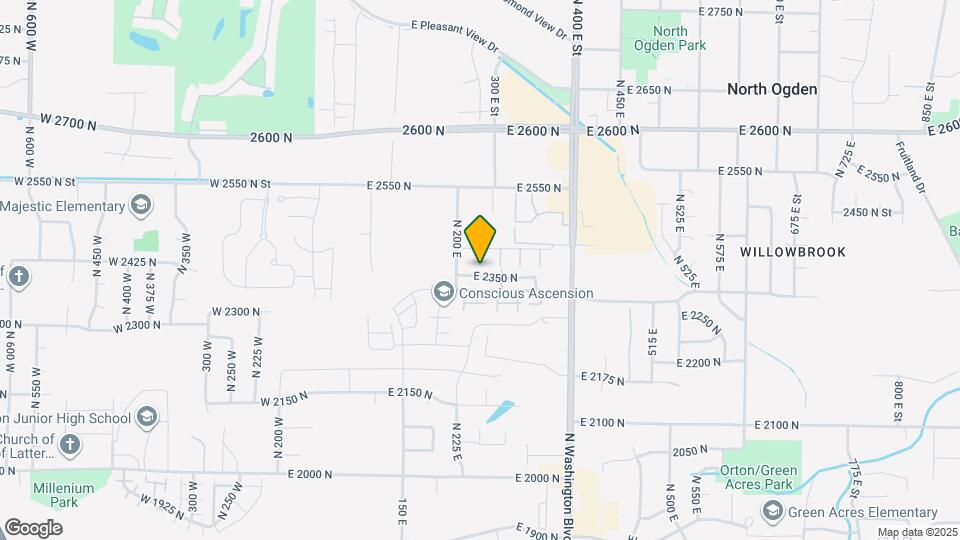 244 E 2350 N Map and Location Details