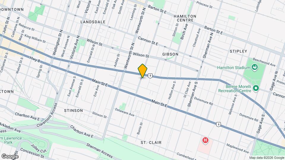 17 Sanford Ave S Map and Location Details