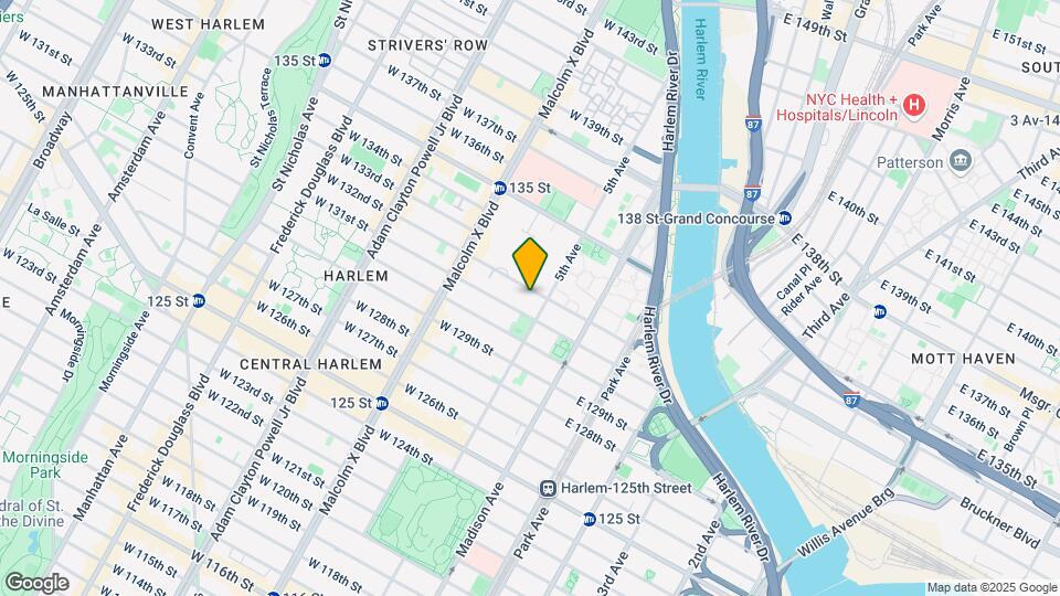 6 W 132nd St Map and Location Details