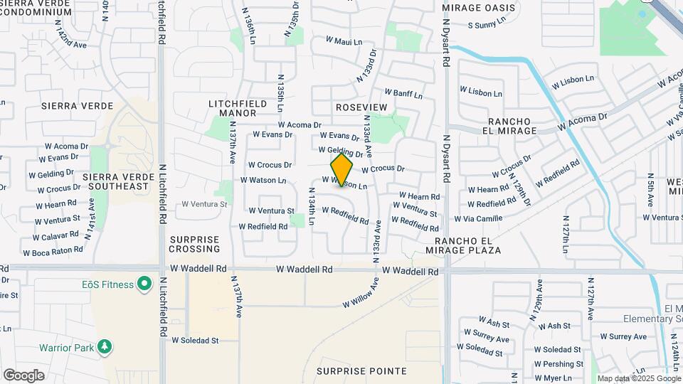 13400 W Ventura St Map and Location Details