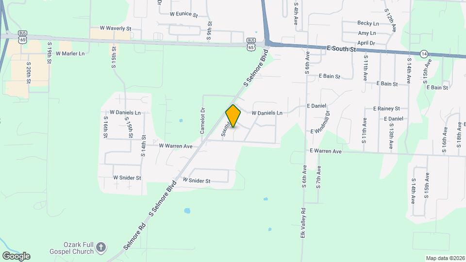 501 W Warren Ave Map and Location Details