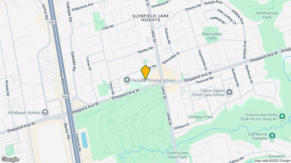 2000 Sheppard Ave W Map and Location Details