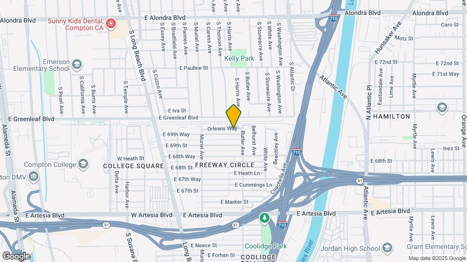 265 E 69th Way Map and Location Details