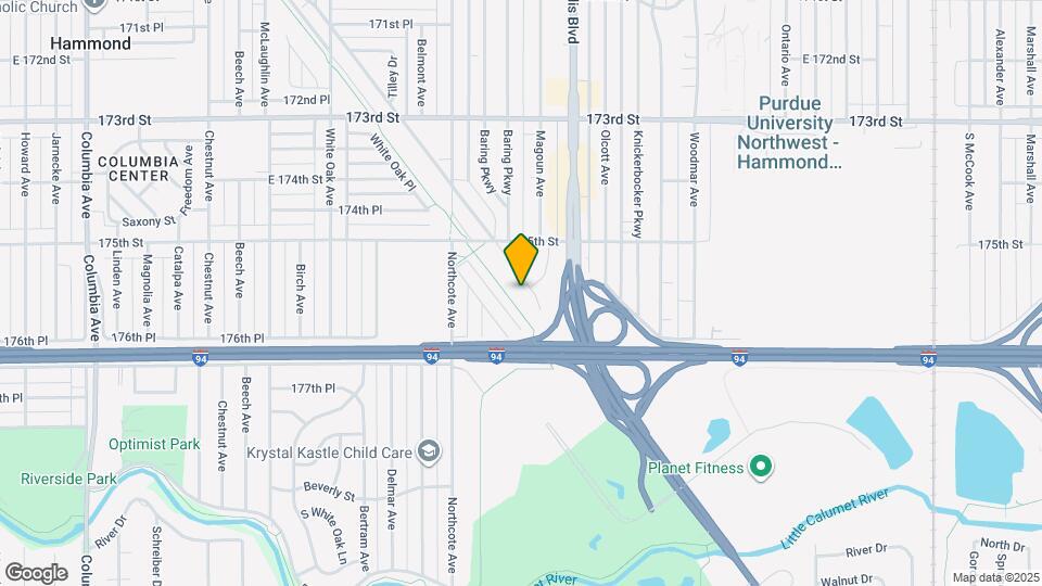 7552 Southeastern Ave Map and Location Details