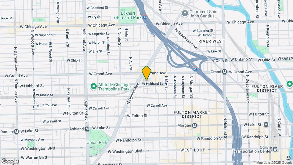 1230 W Hubbard St, Unit #2 Mapa y Detalles de la Ubicación
