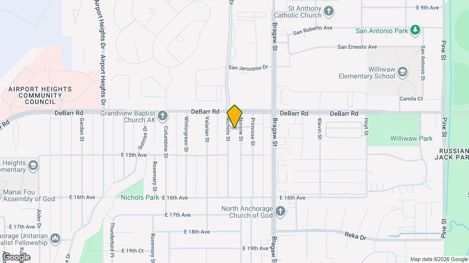 1340 Norene St Map and Location Details