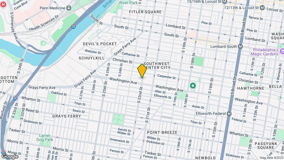 2109 League St Map and Location Details