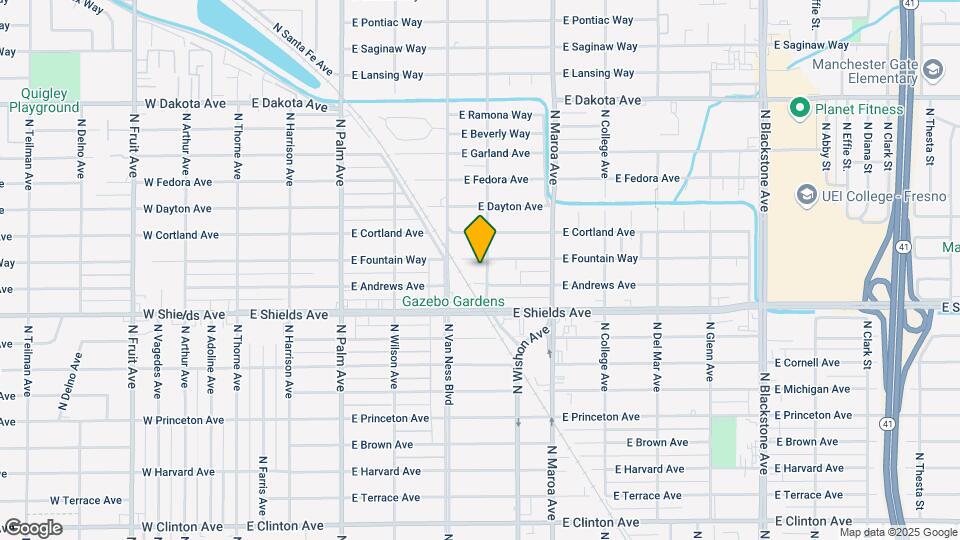 3557 N Wishon Ave Mapa y Detalles de la Ubicación