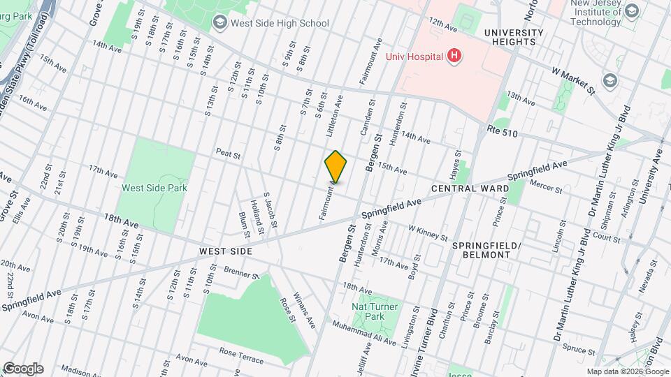 61 16th Ave Mapa y Detalles de la Ubicación