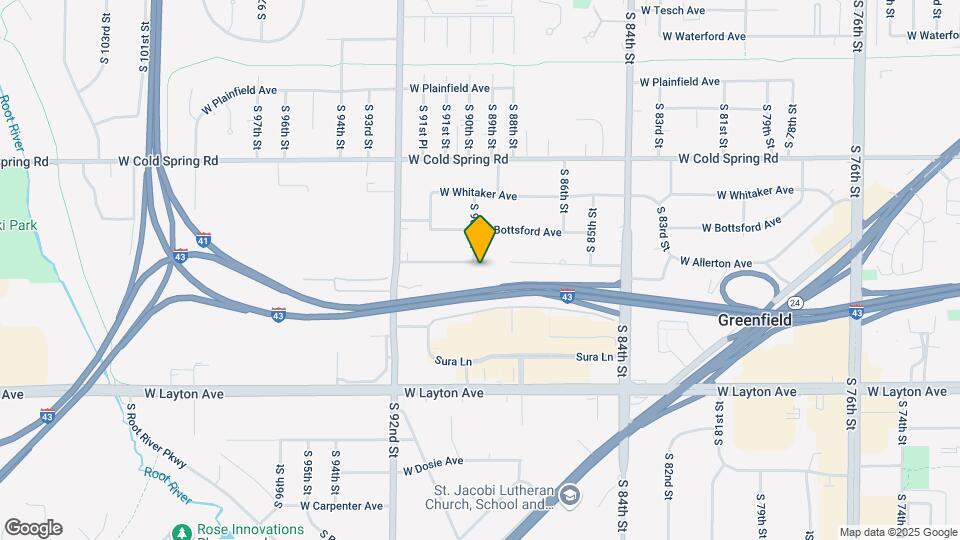 8983 W Allerton Ave Map and Location Details