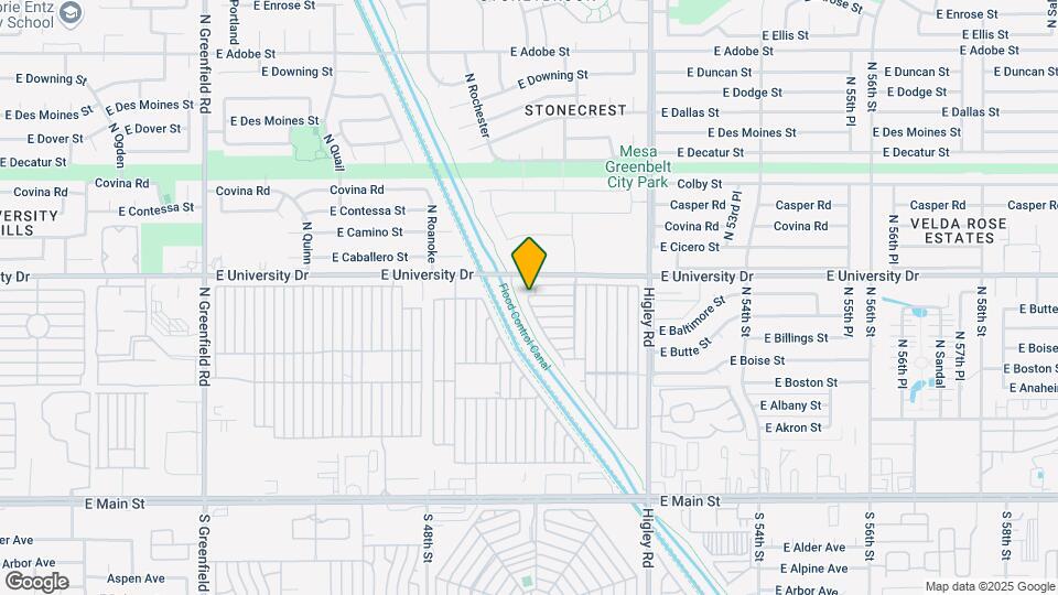 5055 E University Dr Map and Location Details
