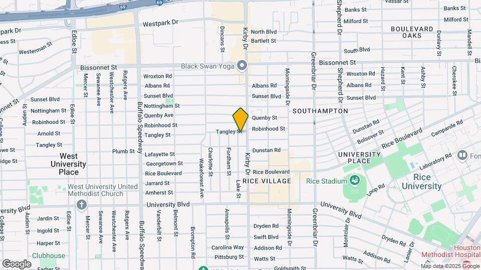2611 Tangley St Map and Location Details