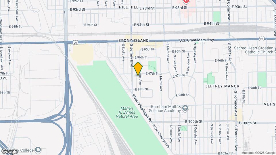 9710 S Chappel Ave Map and Location Details