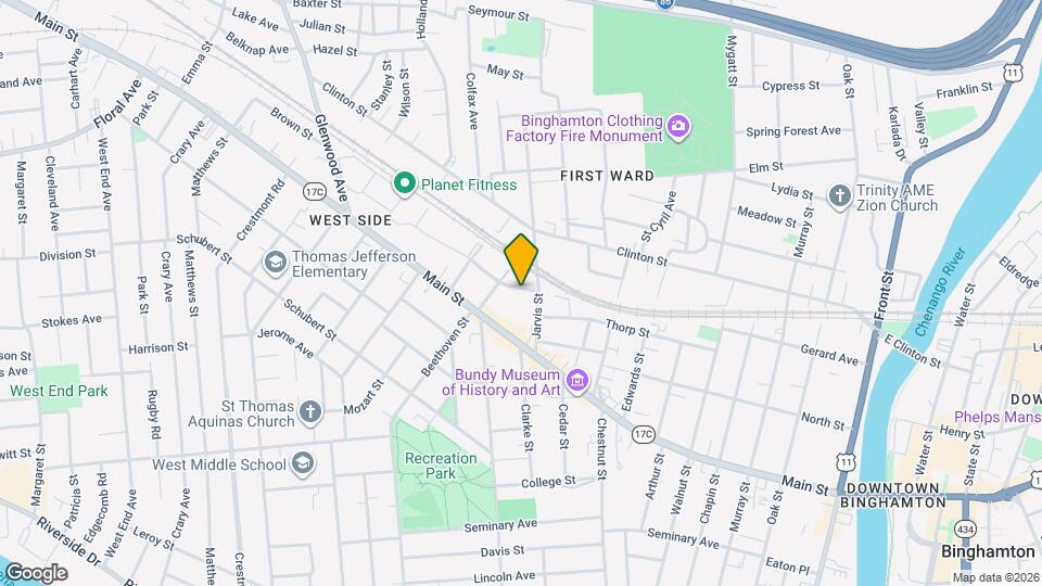 5 Charlotte St, Unit #1 Map and Location Details