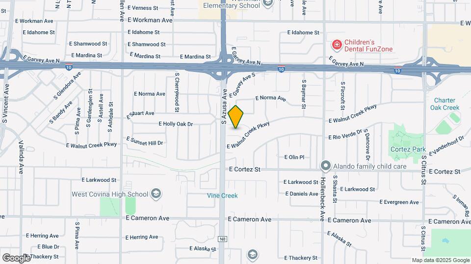1825 Walnut Creek Ct Map and Location Details